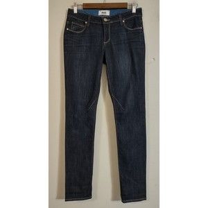 Paige Womens Troy Boy Skinny Jeans Size 25 Blue Medium Wash Stretch Made USA